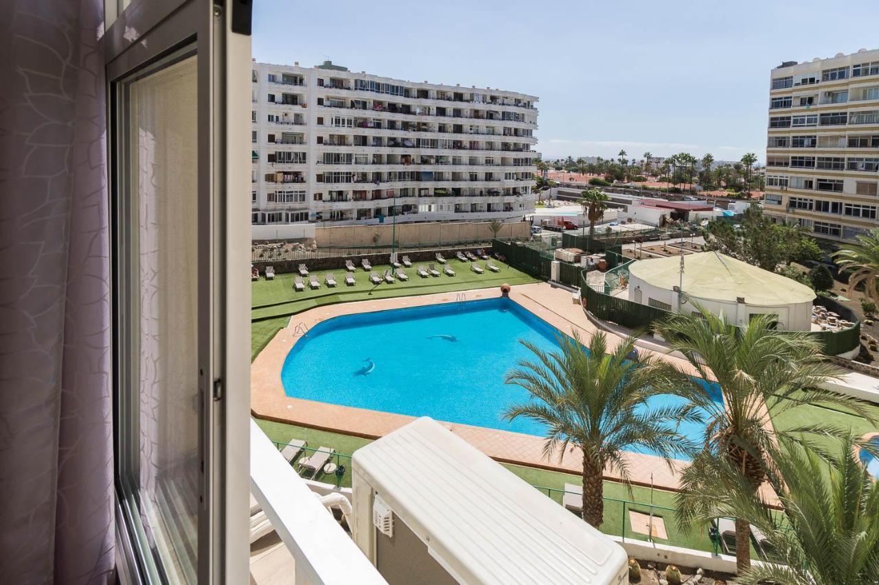 Isadora: Vista Piscina Apartamento Playa del Inglés